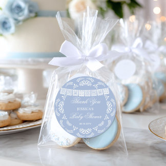 Cielito Lindo Talavera Mexican Boy Baby Shower Ronde Sticker