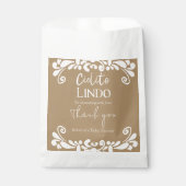 Cielito Lindo Talavera Mexican Fiesta Baby shower Bedankzakje (Voorkant)