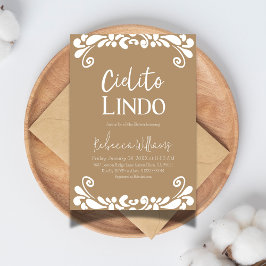 Cielito Lindo Talavera Mexican Fiesta Baby shower Kaart