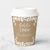 Cielito Lindo Talavera Mexican Fiesta Baby shower Papieren Bekers (Voorkant)