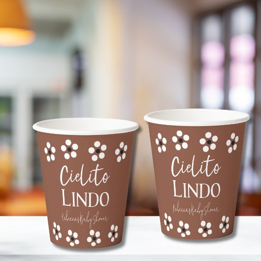 Cielito Lindo Talavera Mexican Fiesta Baby shower Papieren Bekers