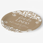 Cielito Lindo Talavera Mexican Fiesta Baby shower Papieren Bordje (Gekanteld)