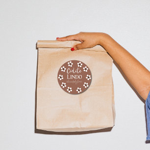 Cielito Lindo Talavera Mexican Fiesta Baby shower Ronde Sticker