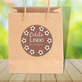 Cielito Lindo Talavera Mexican Fiesta Baby shower Ronde Sticker