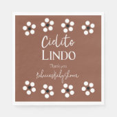 Cielito Lindo Talavera Mexican Fiesta Baby shower Servet (Voorkant)