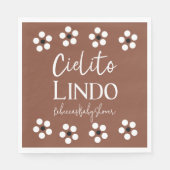 Cielito Lindo Talavera Mexican Fiesta Baby shower Servet (Voorkant)
