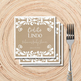 Cielito Lindo Talavera Mexican Fiesta Baby shower Servet