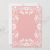 Cielito Lindo Talavera Mexican Girl Baby Shower  Kaart (Achterkant)