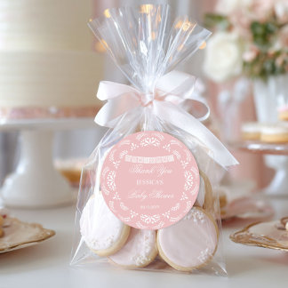 Cielito Lindo Talavera Mexican Girl Baby Shower Ronde Sticker