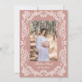 Cielito Lindo Talavera Mexican Pink Baby Shower Kaart (Achterkant)