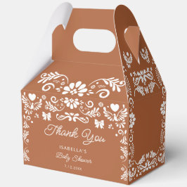 Cielito Lindo Terracotta Baby shower Bedankdoosjes