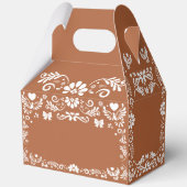 Cielito Lindo Terracotta Baby shower Bedankdoosjes (Achterkant)