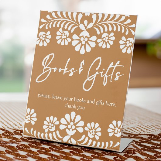 Cielito lindo terracotta baby shower geschenken ta reclamebord met voetstuk