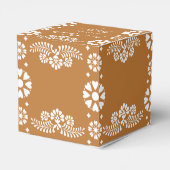 Cielito lindo terracotta baby shower gunsten bedankdoosjes (Achterkant)