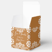 Cielito lindo terracotta baby shower gunsten bedankdoosjes (Geopend)