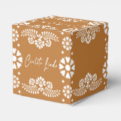 Cielito lindo terracotta baby shower gunsten bedankdoosjes (Achterkant)