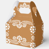 Cielito lindo terracotta baby shower gunsten bedankdoosjes (Achterkant)