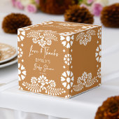 Cielito lindo terracotta baby shower gunsten bedankdoosjes