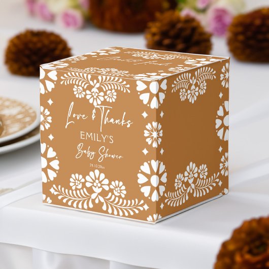 Cielito lindo terracotta baby shower gunsten bedankdoosjes