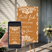 Cielito lindo terracotta baby shower welkomstbord poster