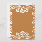 Cielito lindo terracotta Mexicaans baby shower Kaart (Achterkant)