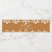 Cielito lindo terracotta Mexicaans baby shower Waterfles Etiket (Enkel label)