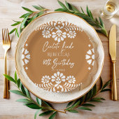 Cielito lindo terracotta Mexicaanse 60ste verjaard Papieren Bordje