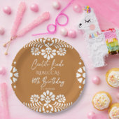 Cielito lindo terracotta Mexicaanse 60ste verjaard Papieren Bordje (Feest)