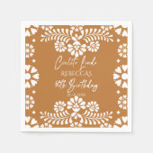 Cielito lindo terracotta Mexicaanse 60ste verjaard Servet (Voorkant)