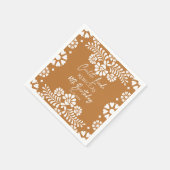 Cielito lindo terracotta Mexicaanse 60ste verjaard Servet (Hoek)