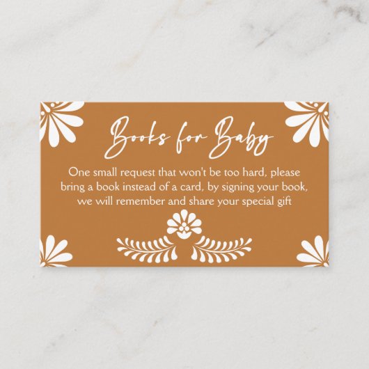 Cielito lindo terracotta Mexicaanse boek aanvraag Informatiekaartje (Voorkant)