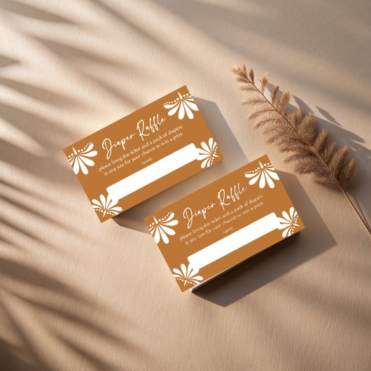 Cielito lindo terracotta Mexicaanse luierverloting Informatiekaartje