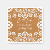 Cielito lindo terracotta Mexicaanse verjaardag gew Servet (Voorkant)