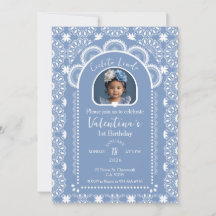 Cielito Lindo Uitnodiging 1e verjaardag met foto