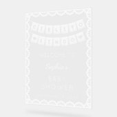 Cielito Lindo Welkom Baby shower Acryl Bord (Hoek)