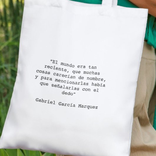 Cien años de soledad Regalo book lovers Tote Bag