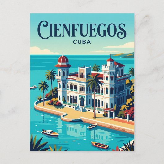 Cienfuegos Cuba Briefkaart (Voorkant)