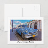 Cienfuegos, Cuba souvenir briefkaart (Voorkant / Achterkant)
