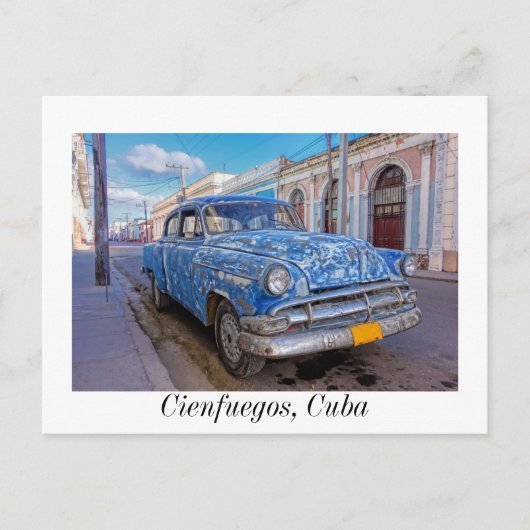 Cienfuegos, Cuba souvenir briefkaart (Voorkant)
