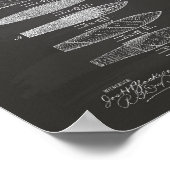 Cigar 1887 Patent Art Chalkboard Poster (Hoek)