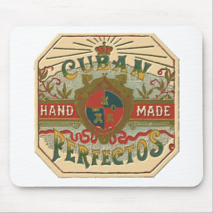 Cigar ad Cuban Perfectos Tobacco Label Muismat