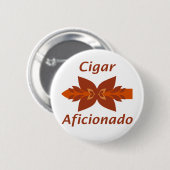 Cigar Aficionado Ronde Button 5,7 Cm (Voorkant /achterkant)