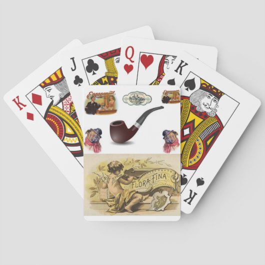 Cigar-afspeelkaartdeck Speelkaarten (Achterkant)