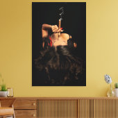 Cigar Art Club Canvas Afdruk (Insitu (Woonkamer))
