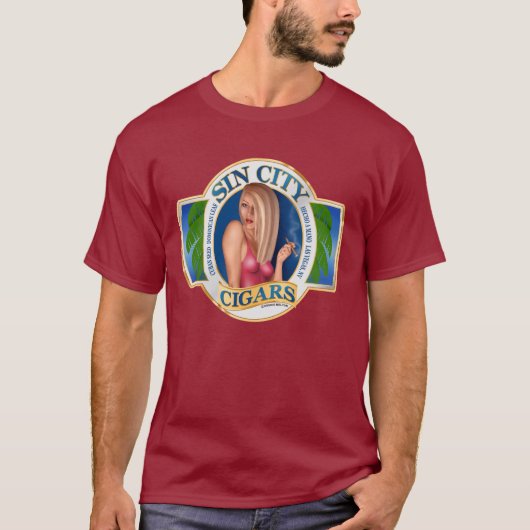 Cigar Art Logo 6 T-shirt (Voorkant)
