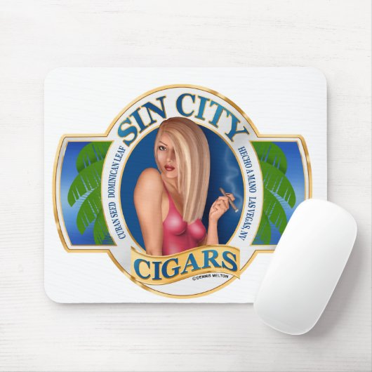 Cigar Art Mousepad Muismat (Met muis)