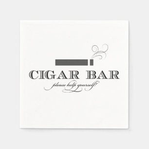 Cigar Bar Cocktail servetten