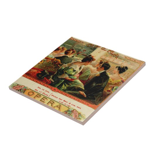  Cigar Box Art Tegeltje (Zijkant)