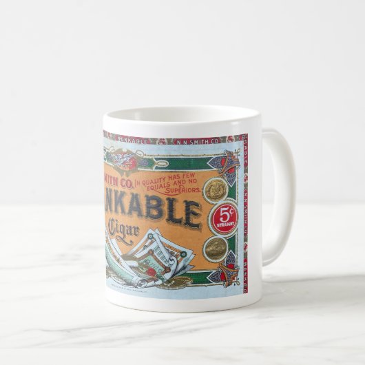  CIGAR BOX ETIKET KOFFIE MOK (Voorkant rechts)