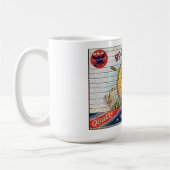 CIGAR BOX ETIKET VAN 1930 OP EEN BRICK WALL COFFEE KOFFIEMOK (Links)